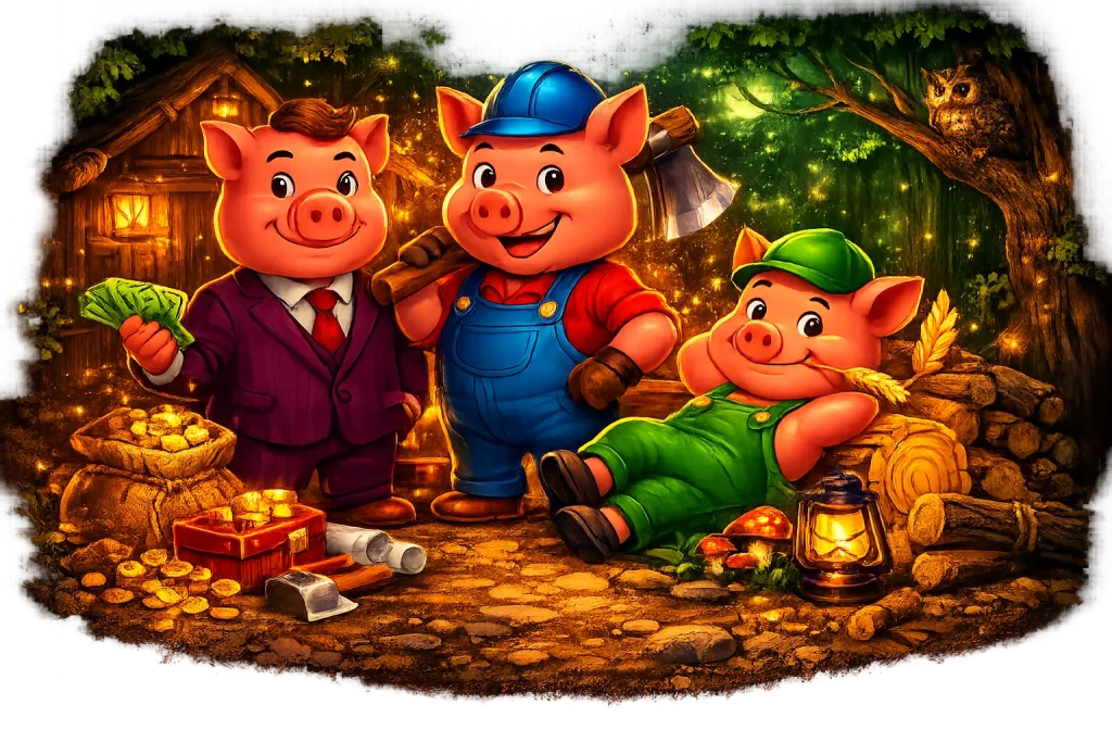 Three piggy